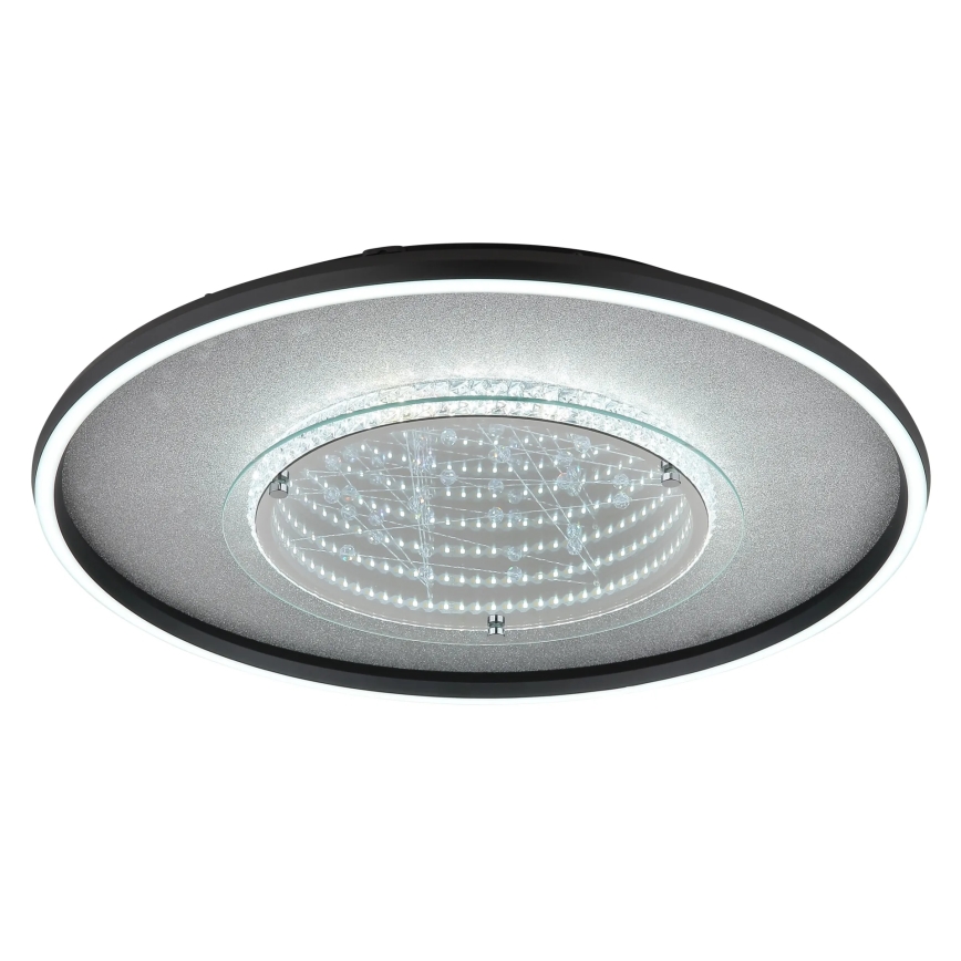 Globo - LED Stropní svítidlo LED/40W/230V 3000/4000/6000K pr. 51,5 cm černá