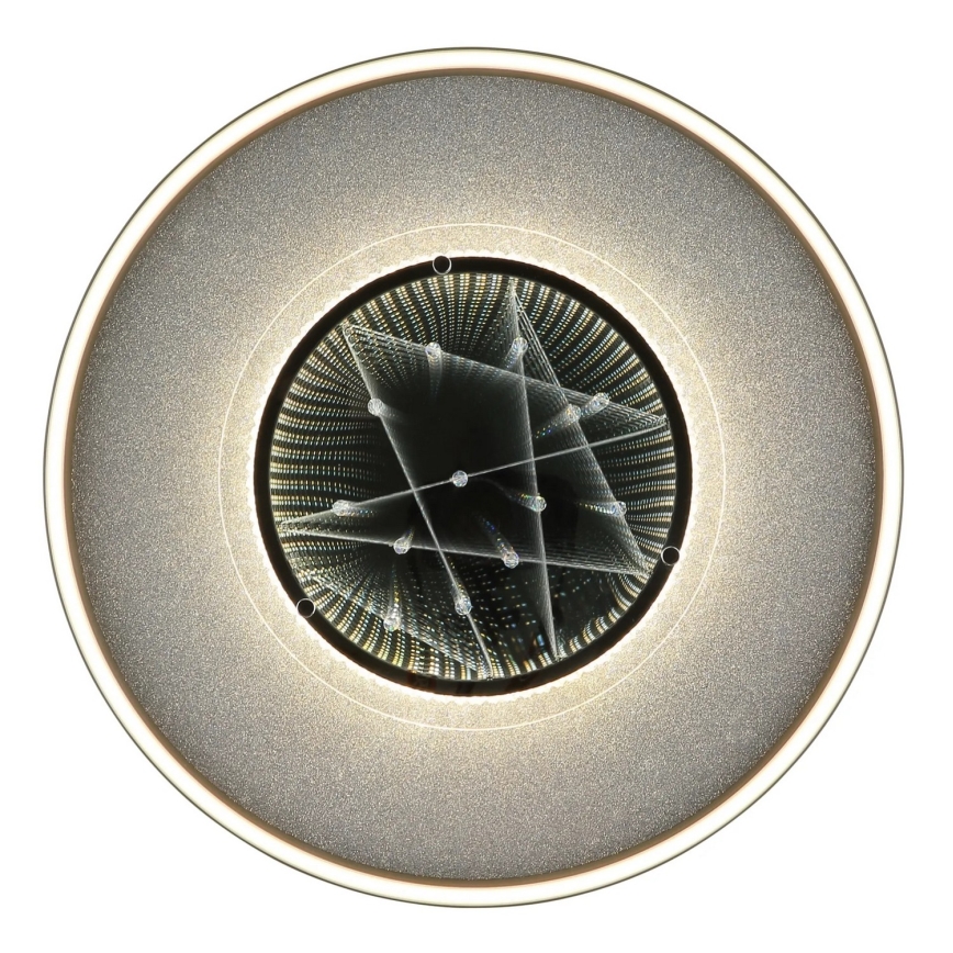 Globo - LED Stropní svítidlo LED/40W/230V 3000/4000/6000K pr. 51,5 cm černá