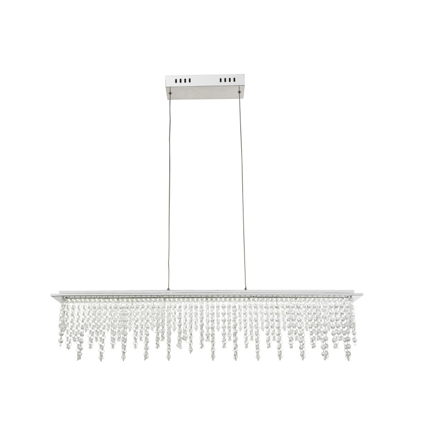 Globo - LED Stmívatelný křišťálový lustr na lanku LED/24W/230V 3000-6000K + dálkové ovládání
