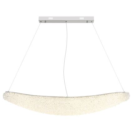 Globo - LED Stmívatelný lustr na lanku LED/40W/230V 2700-6000K lesklý chrom + dálkové ovládání