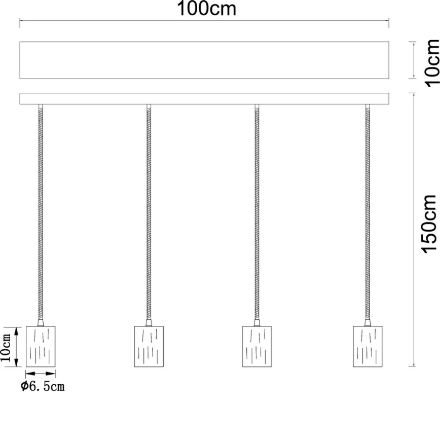 Globo - Lustr na lanku 4xE27/60W/230V
