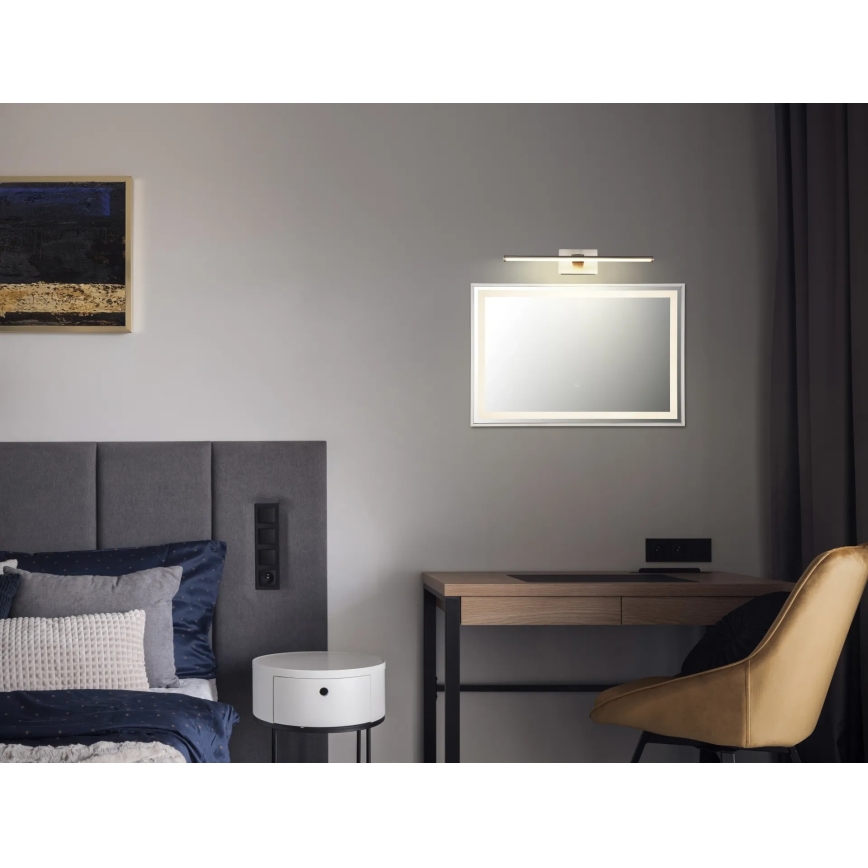 Globo - LED Nabíjecí obrazové svítidlo LED/3,5W/5V 40 cm 3600 mAh matný chrom