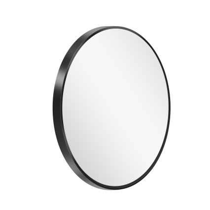 Globo - Nástěnné zrcadlo pr. 60 cm černá