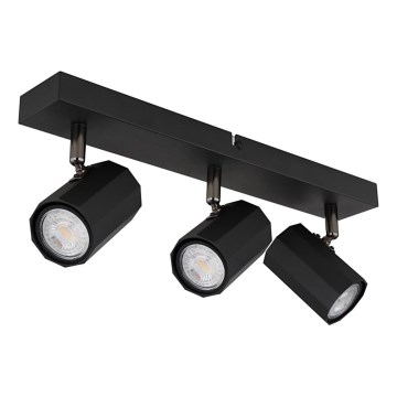 Globo - Bodové svítidlo 3xGU10/25W/230V černá