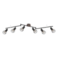 Globo - Bodové svítidlo 6xE14/40W/230V černá/hnědá