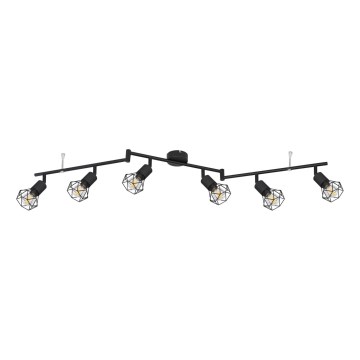 Globo - Bodové svítidlo 6xE14/40W/230V černá