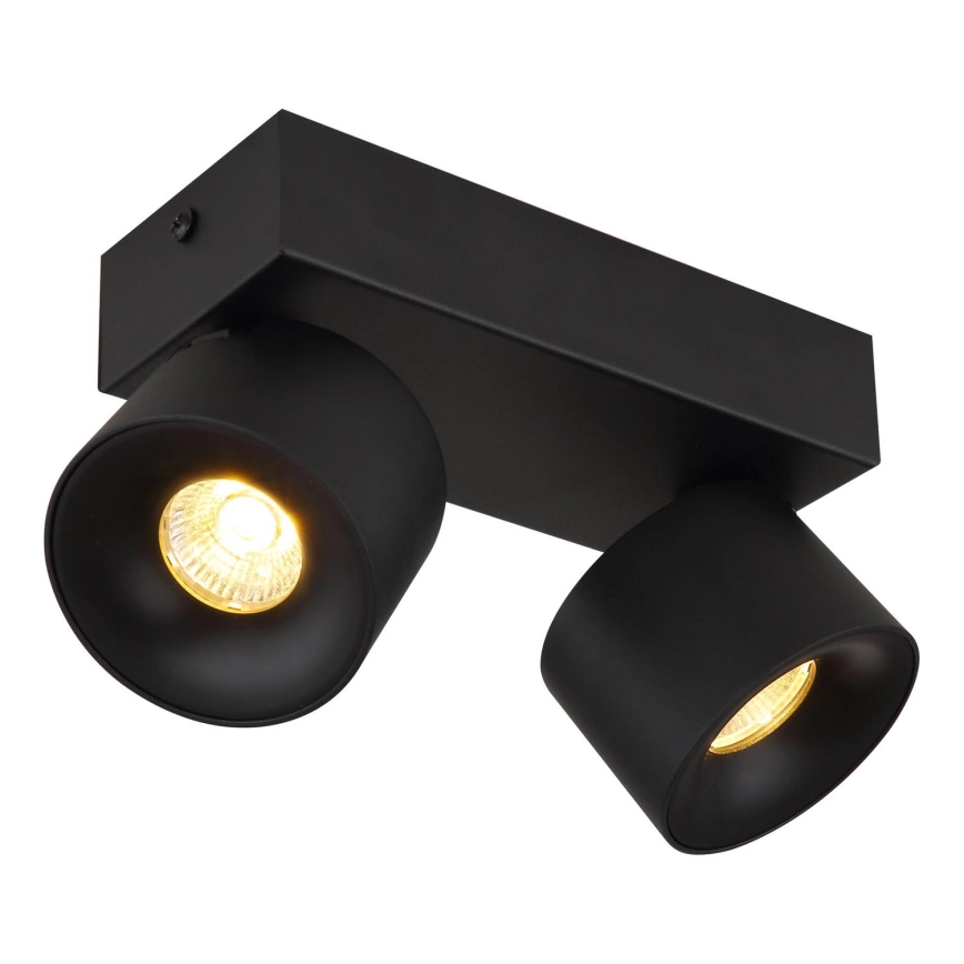 Globo - LED Bodové svítidlo 2xLED/6W/230V černá