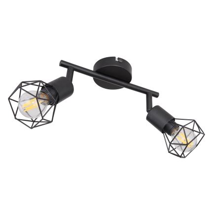 Globo - LED Bodové svítidlo 2xE14/6W/230V černá