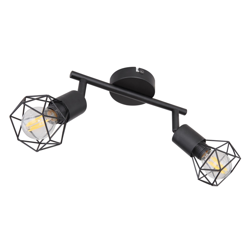 Globo - LED Bodové svítidlo 2xE14/6W/230V černá