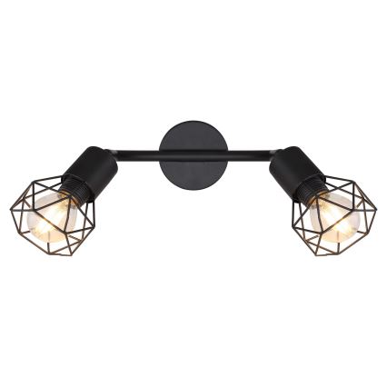 Globo - LED Bodové svítidlo 2xE14/6W/230V černá