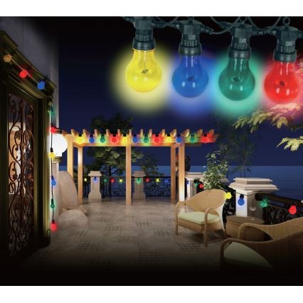 Globo - LED Dekorační řetěz 10xLED/4,2W/230V IP44