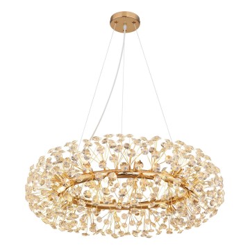 Globo - LED Křišťálový lustr na lanku 20xG9/3,5W/230V