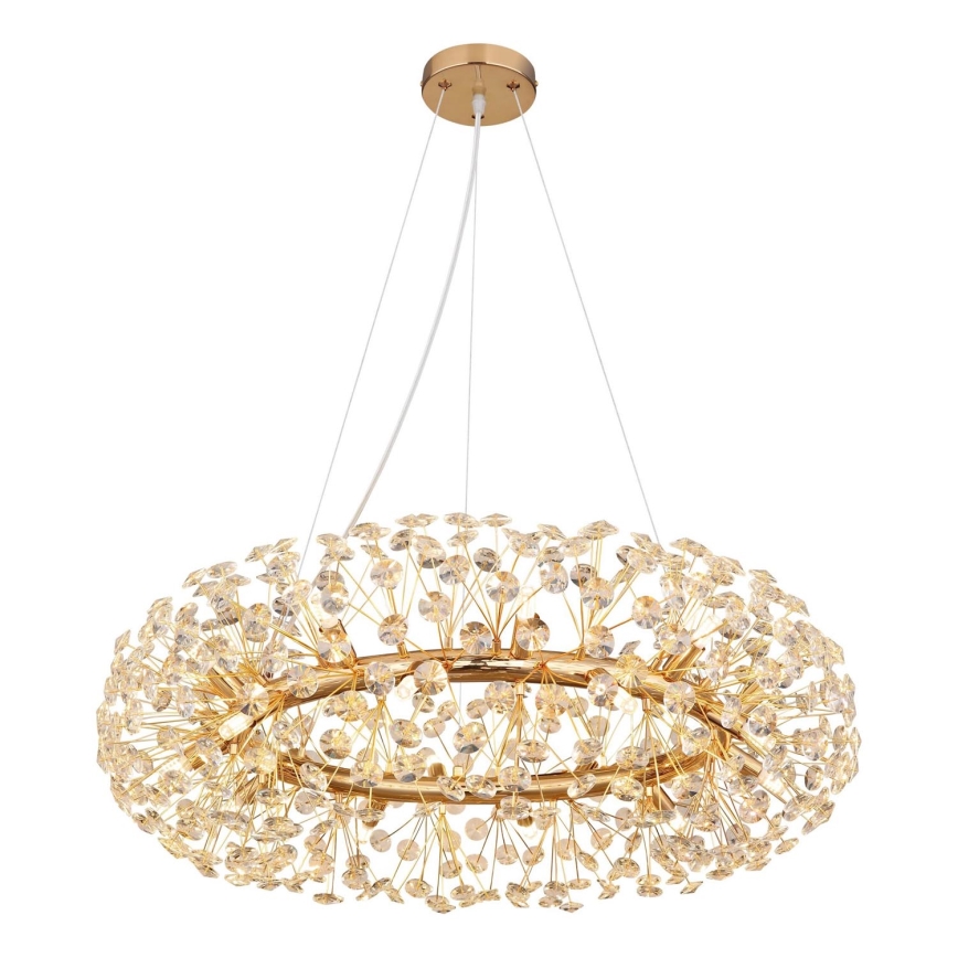 Globo - LED Křišťálový lustr na lanku 20xG9/3,5W/230V