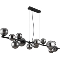 Globo - LED Lustr na lanku 13xG9/3,5W/230V kouřová/černá