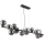 Globo - LED Lustr na lanku 13xG9/3,5W/230V kouřová/černá
