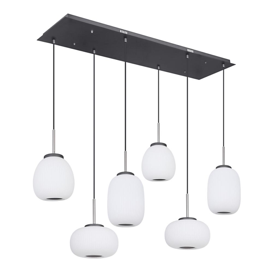 Globo - LED Lustr na lanku 6xLED/13,3W/230V