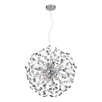 Globo - LED Lustr na lanku 9xG9/3,5W/230V pr. 60 cm lesklý chrom