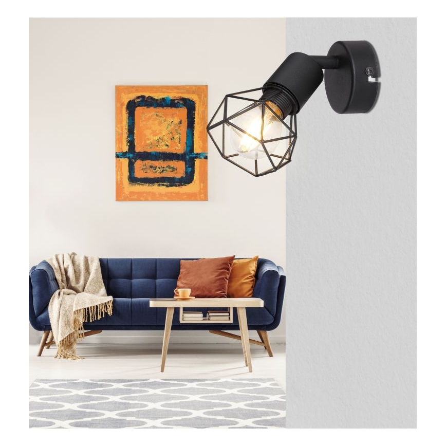 Globo - LED Nástěnné bodové svítidlo 1xE14/6W/230V černá