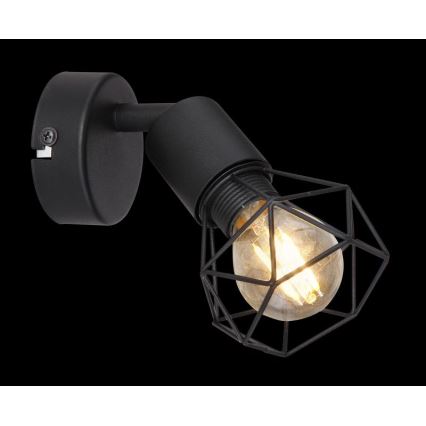 Globo - LED Nástěnné bodové svítidlo 1xE14/6W/230V černá