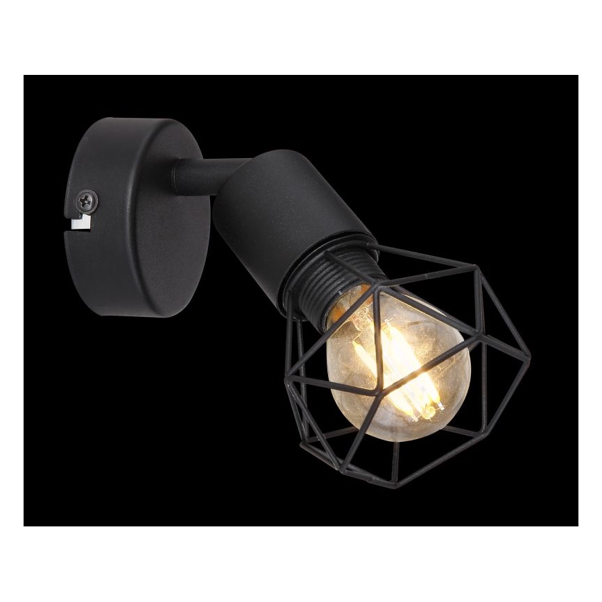 Globo - LED Nástěnné bodové svítidlo 1xE14/6W/230V černá