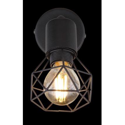 Globo - LED Nástěnné bodové svítidlo 1xE14/6W/230V černá