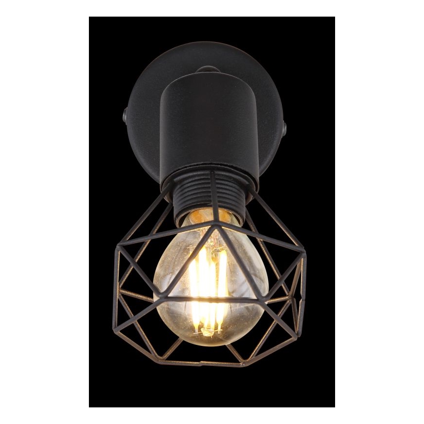 Globo - LED Nástěnné bodové svítidlo 1xE14/6W/230V černá