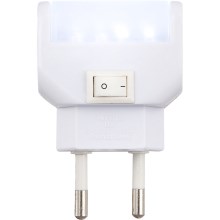 Globo - LED Orientační svítidlo s vypínačem LED 4xLED/0,24W/13V