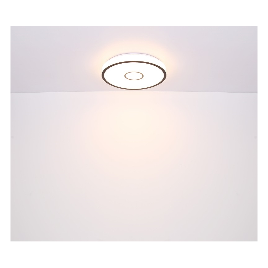 Globo- LED RGB Koupelnové stmívatelné svítidlo LED/30W/230V IP44 Wi-Fi Tuya + dálkové ovládání