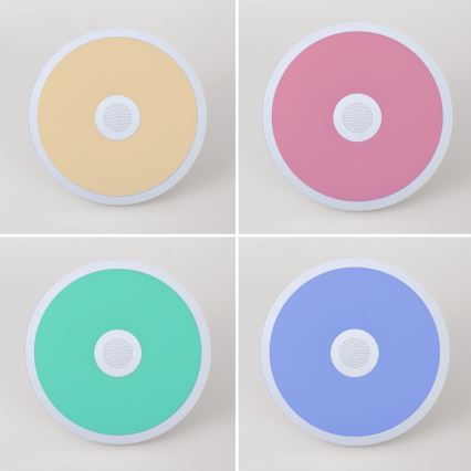 Globo - LED RGBW Stmívatelné koupelnové svítidlo s reproduktorem LED/18W/230V 3000-6500K IP44 + dálkové ovládání