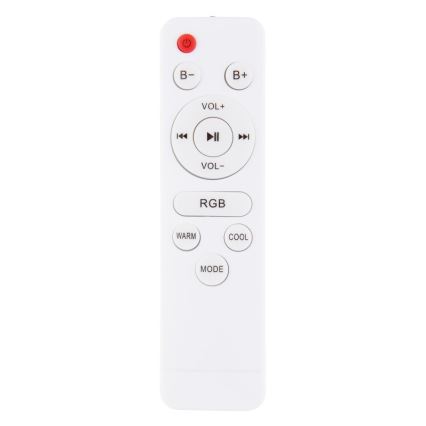 Globo - LED RGBW Stmívatelné koupelnové svítidlo s reproduktorem LED/18W/230V 3000-6500K IP44 + dálkové ovládání