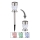 Globo - LED RGBW Solární svítidlo 2v1 LED/0,06W/3V IP44