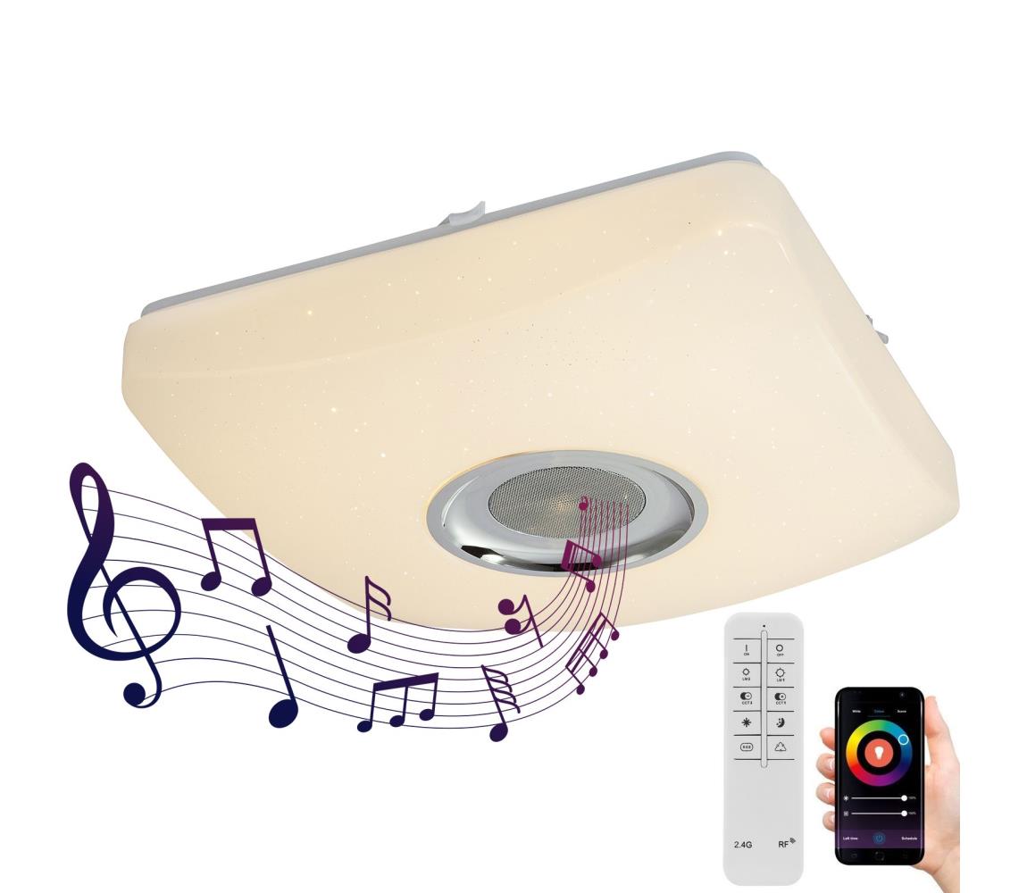 Globo Globo - LED RGBW Stmívatelné svítidlo s reproduktorem AYLEEN LED/18W/230V + DO GL6197