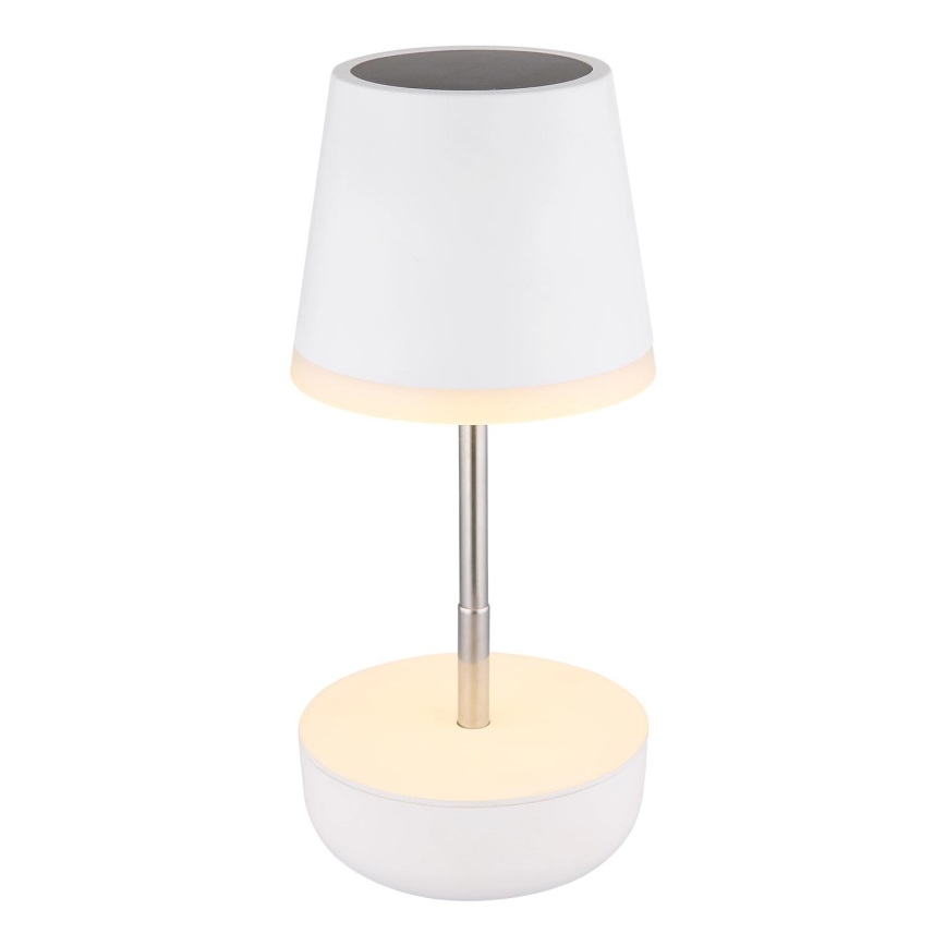 Globo - LED Solární lampa 10xLED/0,06W/3V IP44 800 mAh bílá