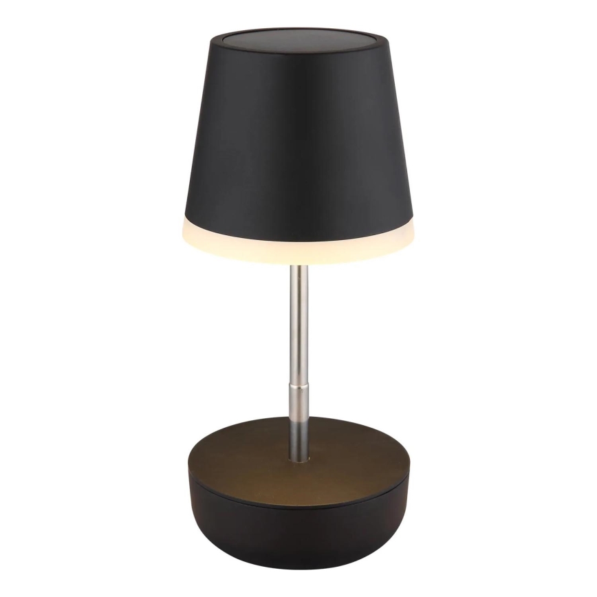Globo - LED Solární lampa 10xLED/0,06W/3V IP44 800 mAh černá