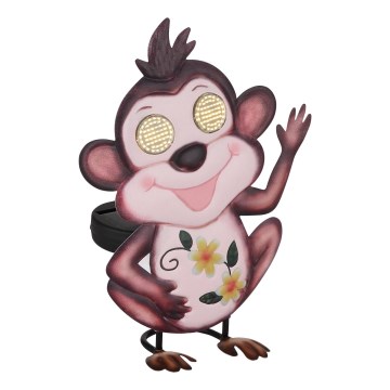 Globo - LED Solární svítidlo 104xLED/3V IP44 300 mAh opice