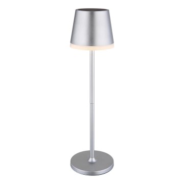 Globo - LED Solární svítidlo LED/0,6W/3V 3000K IP44 matný chrom