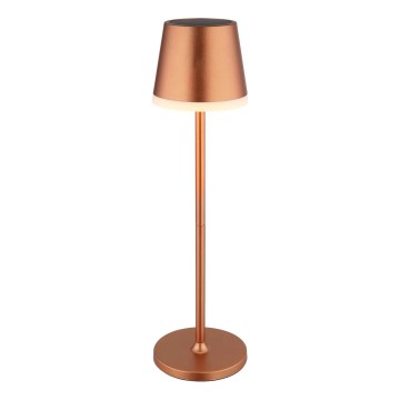Globo - LED Solární svítidlo LED/0,6W/3V 3000K IP44 měděná