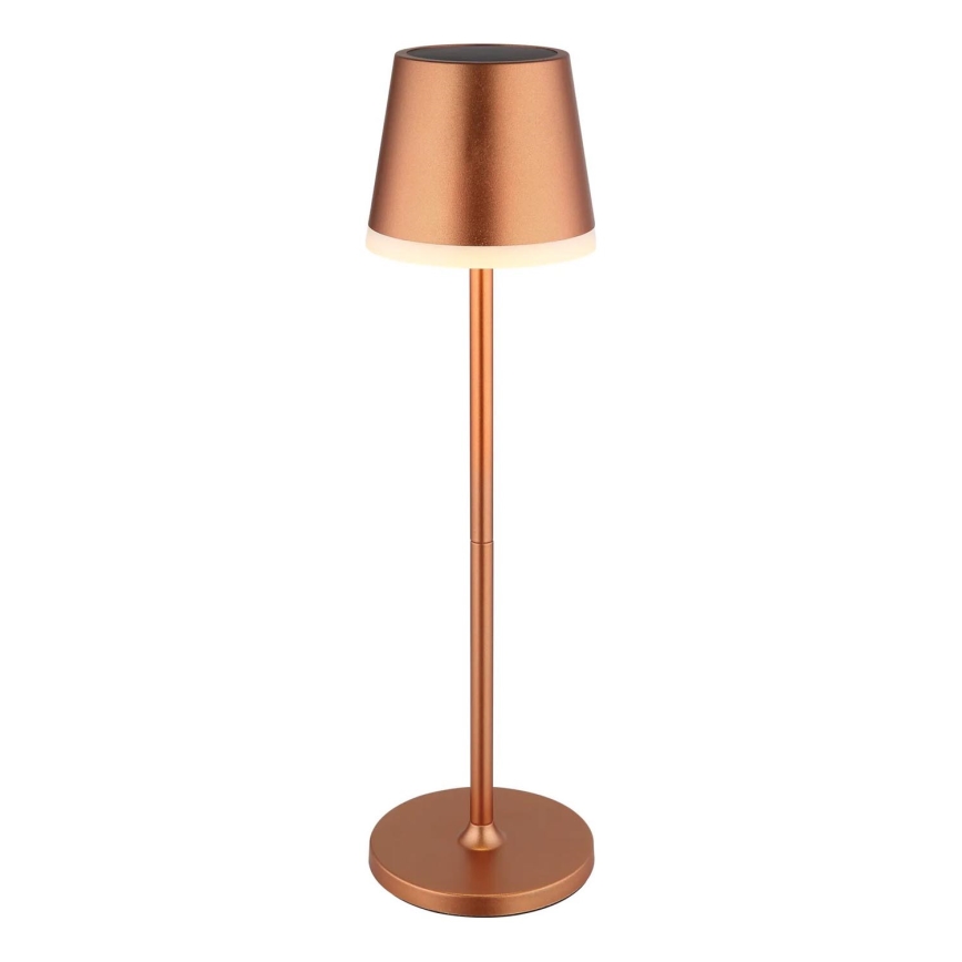 Globo - LED Solární svítidlo LED/0,6W/3V 3000K IP44 měděná
