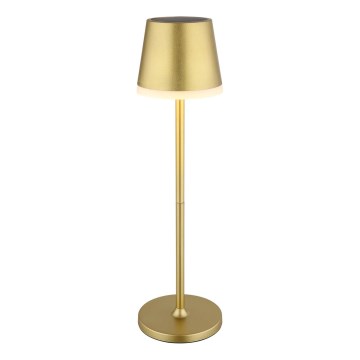 Globo - LED Solární svítidlo LED/0,6W/3V 3000K IP44 zlatá