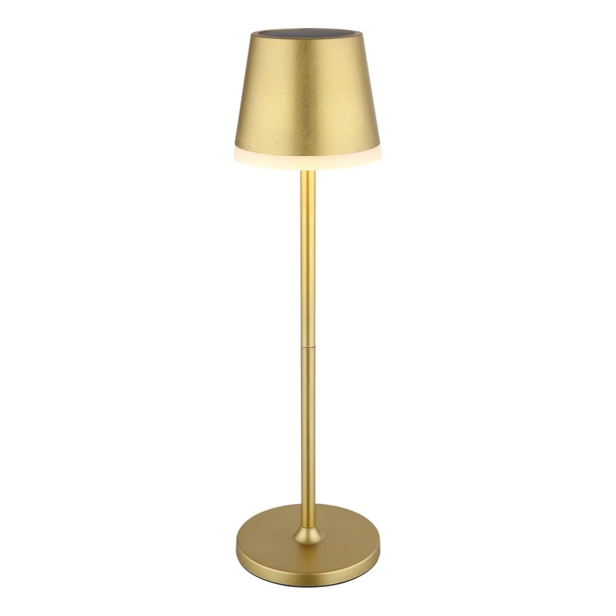 Globo - LED Solární svítidlo LED/0,6W/3V 3000K IP44 zlatá