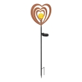 Globo - LED Solární svítidlo LED/3V IP44 300 mAh rezavé srdce