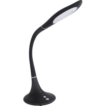 Globo - LED Stmívatelná dotyková flexibilní stolní lampa LED/9W/230V 3000/4500/6500K černá