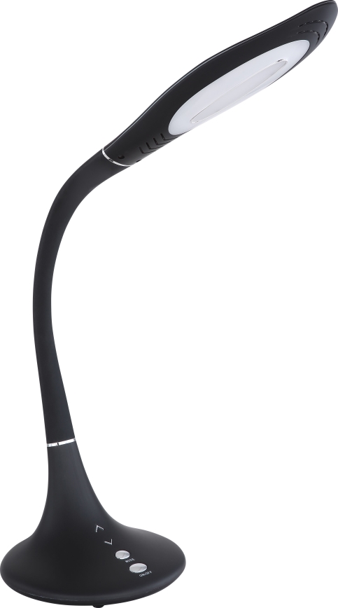 Globo - LED Stmívatelná dotyková flexibilní stolní lampa LED/9W/230V 3000/4500/6500K černá