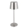 Globo - LED Stmívatelná dotyková nabíjecí stolní lampa LED/2W/3,7V 3000/4000/6000K 2200 mAh lesklý chrom