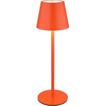 Globo - LED Stmívatelná dotyková nabíjecí venkovní stolní lampa 3v1 LED/3W/5V 3000/4000/5000K IP54 1800 mAh červená