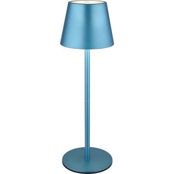 Globo - LED Stmívatelná dotyková nabíjecí venkovní stolní lampa 3v1 LED/3W/5V 3000/4000/5000K IP54 1800 mAh modrá