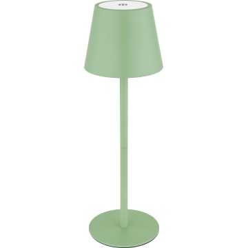 Globo - LED Stmívatelná dotyková nabíjecí venkovní stolní lampa 3v1 LED/3W/5V 3000/4000/5000K IP54 1800 mAh zelená
