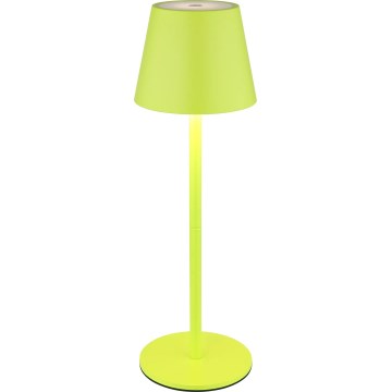 Globo - LED Stmívatelná dotyková nabíjecí venkovní stolní lampa 3v1 LED/3W/5V 3000/4000/5000K IP54 1800 mAh zelená