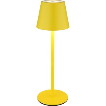 Globo - LED Stmívatelná dotyková nabíjecí venkovní stolní lampa 3v1 LED/3W/5V 3000/4000/5000K IP54 1800 mAh žlutá