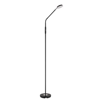 Globo - LED Stmívatelná dotyková stojací lampa LED/6,5W/230V 2700/3350/4000K černá